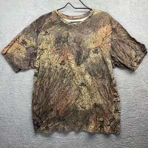 Game Winner Mossy Oak Brush camouflage t-shirt size large camo shirt